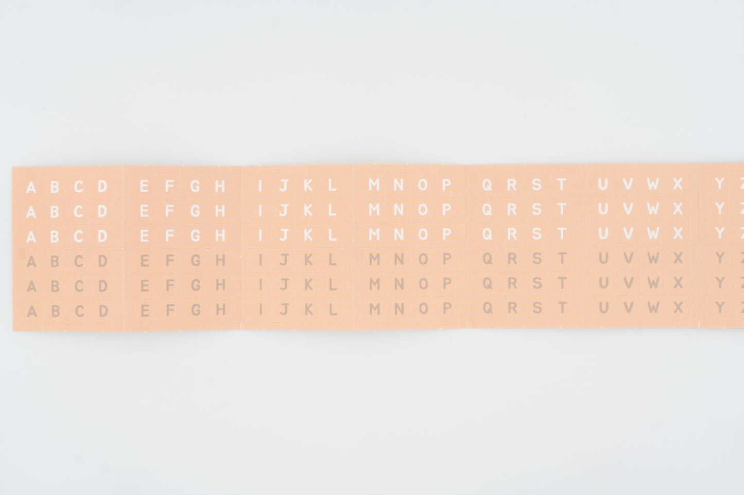 Alphabet Sticker Pack Pastel
