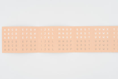 Alphabet Sticker Pack Pastel