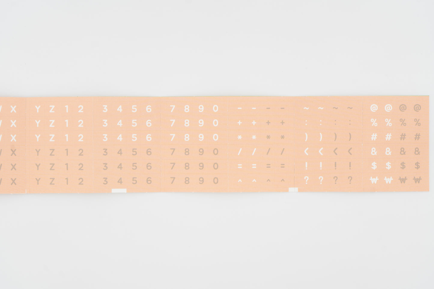 Alphabet Sticker Pack Pastel