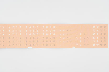Alphabet Sticker Pack Pastel