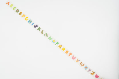 Paparuha Masking Tape Alphabet