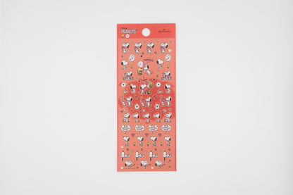 Snoopy Gold Stickers