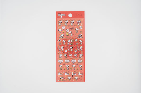 Snoopy Gold Stickers