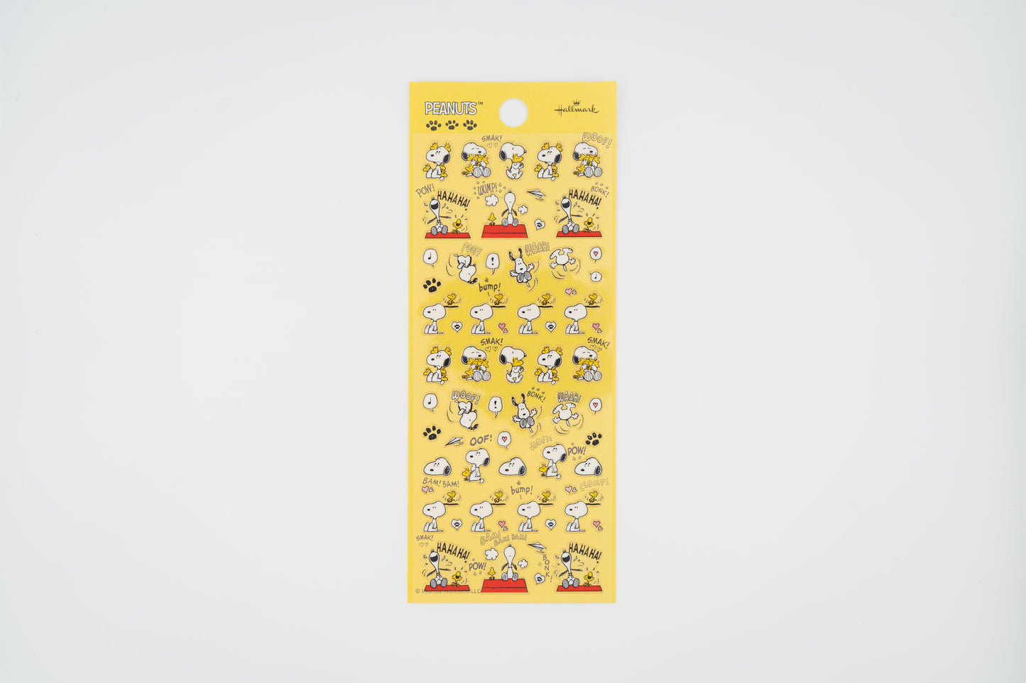 Snoopy Gold Stickers