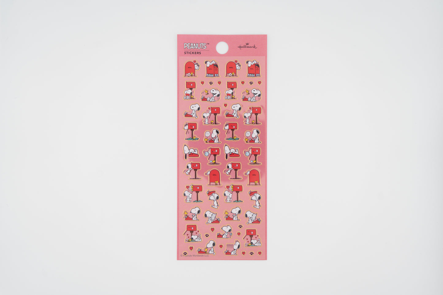 Snoopy Gold Stickers