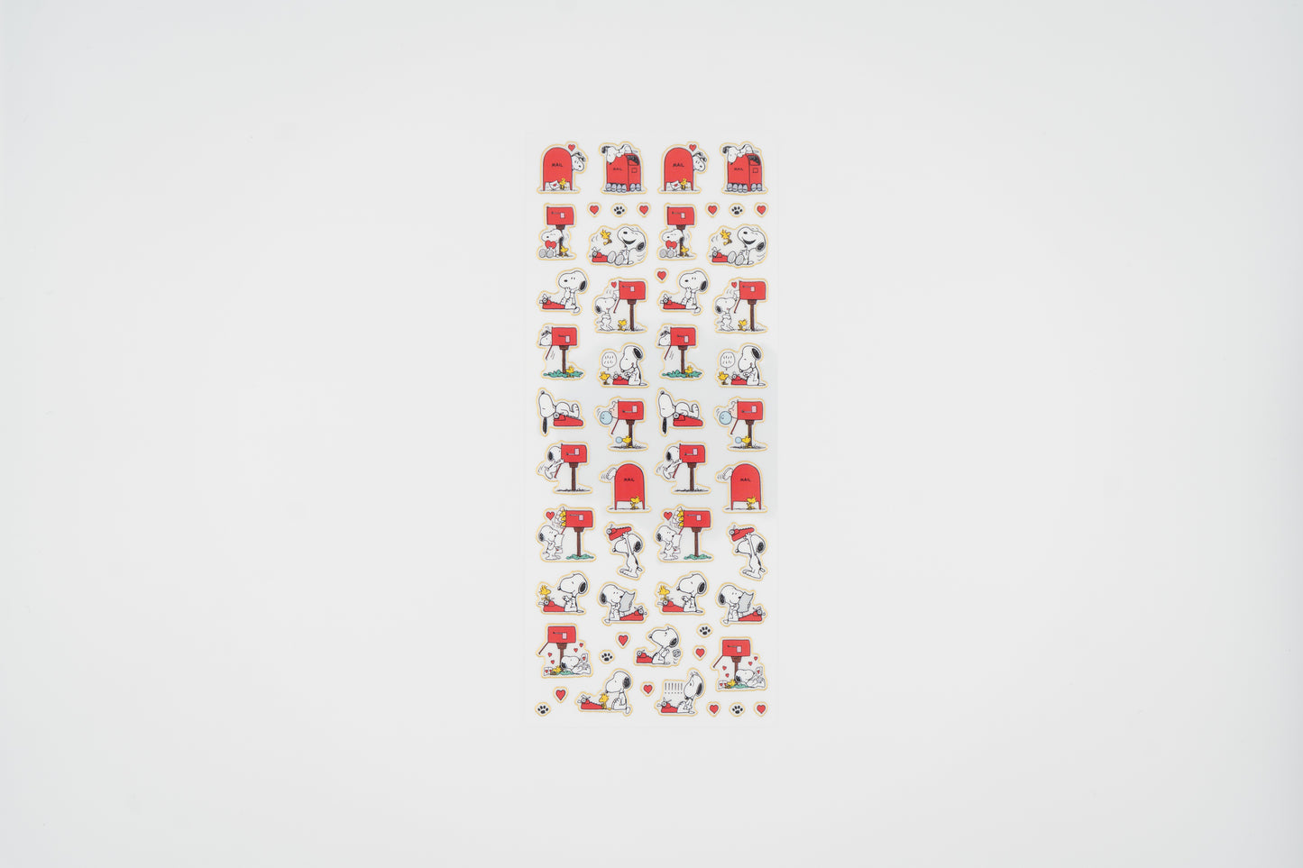 Snoopy Gold Stickers