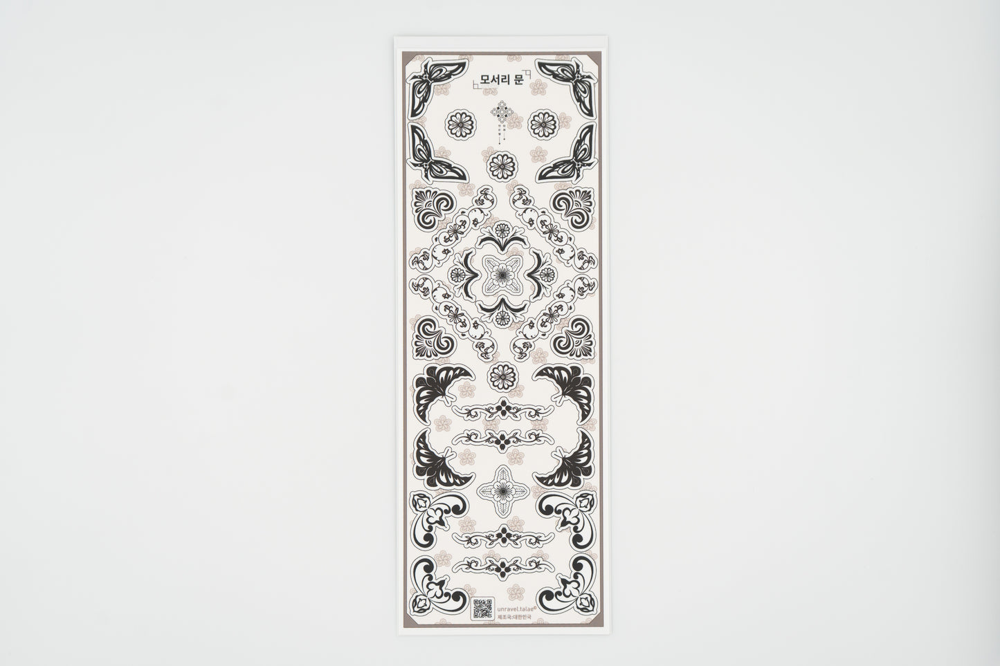 Korean Traditional Door Corner Sticker