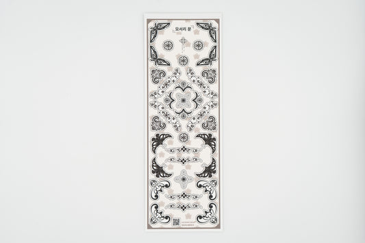 Korean Traditional Door Corner Sticker