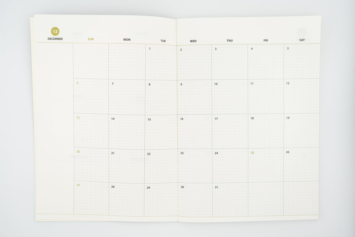 2027 Diary Dated - Monthly (Medium)