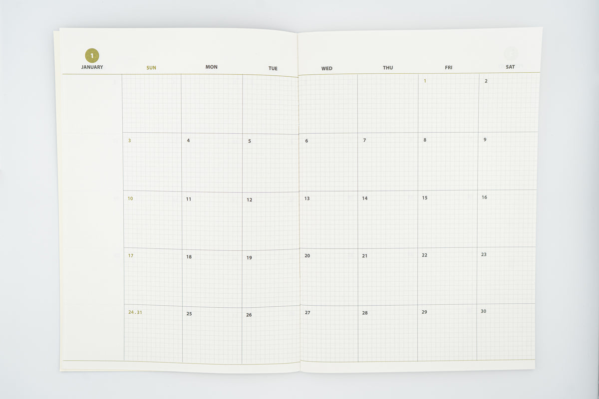 2027 Diary Dated - Monthly (Medium)