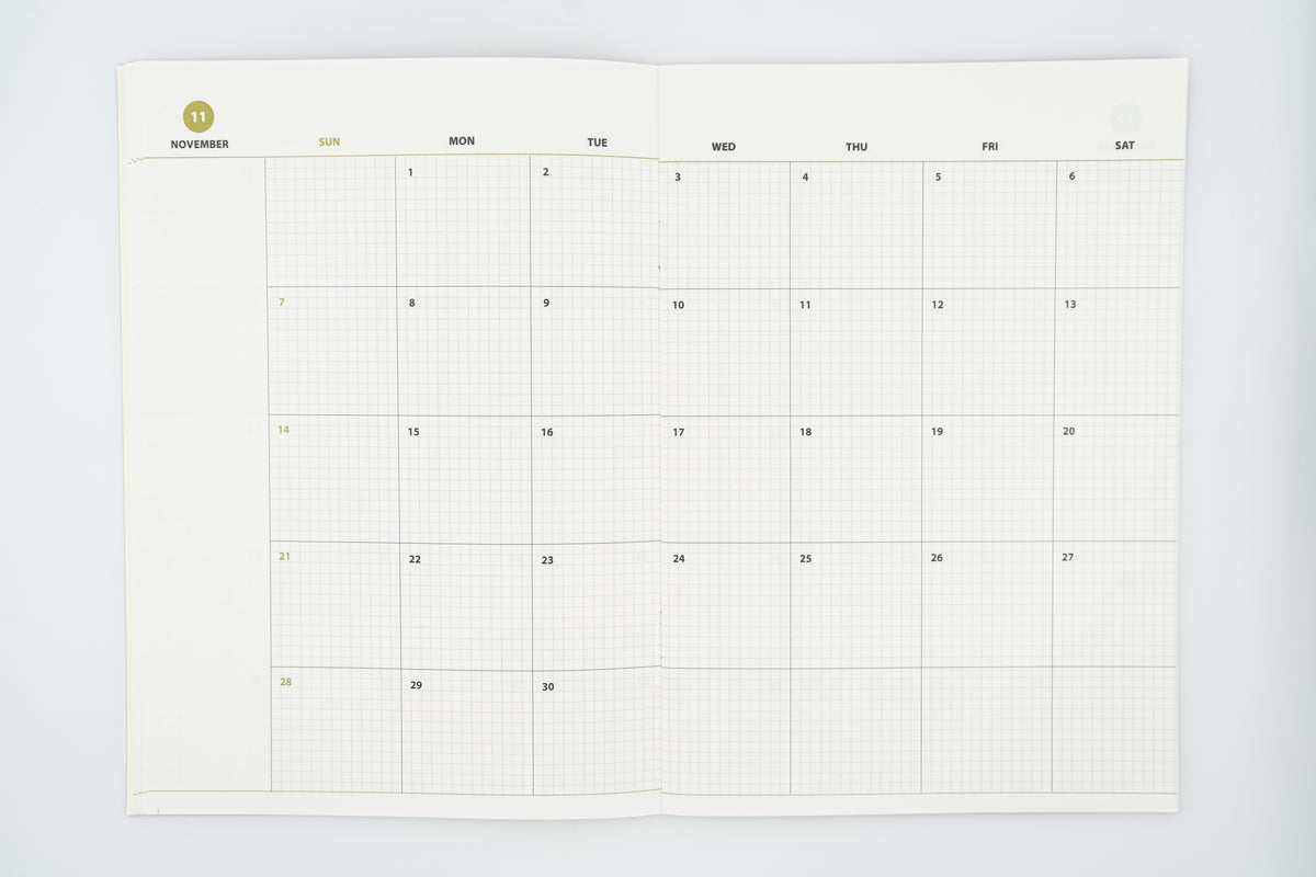 2027 Diary Dated - Monthly (Medium)