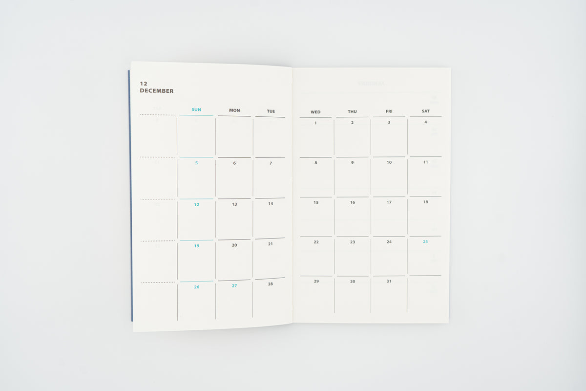 2027 Diary Dated - Weekly