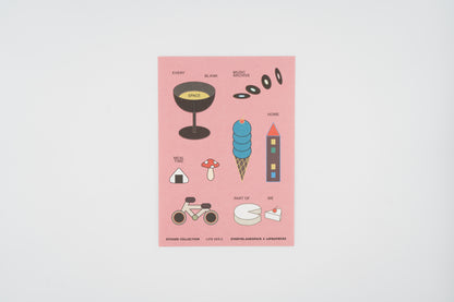 Life&Pieces Sticker Collection LIFE ver.2