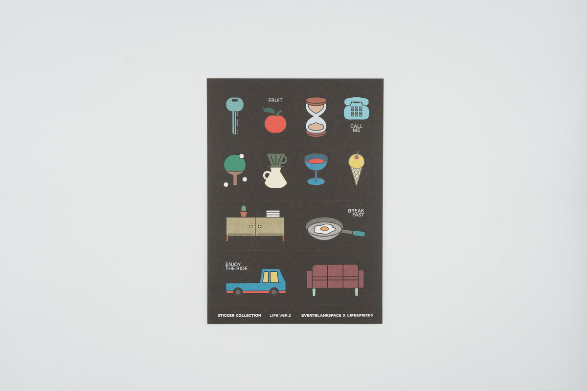 Life&Pieces Sticker Collection LIFE ver.2