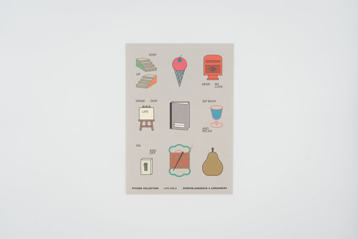 Life&Pieces Sticker Collection LIFE ver.2