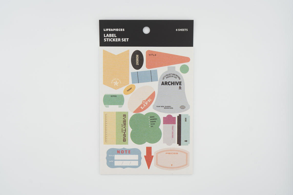 Life&Pieces Label Stickers Set