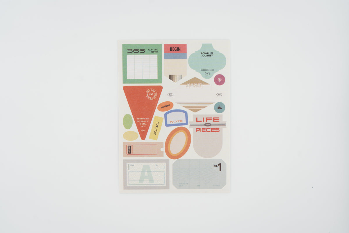 Life&Pieces Label Stickers Set
