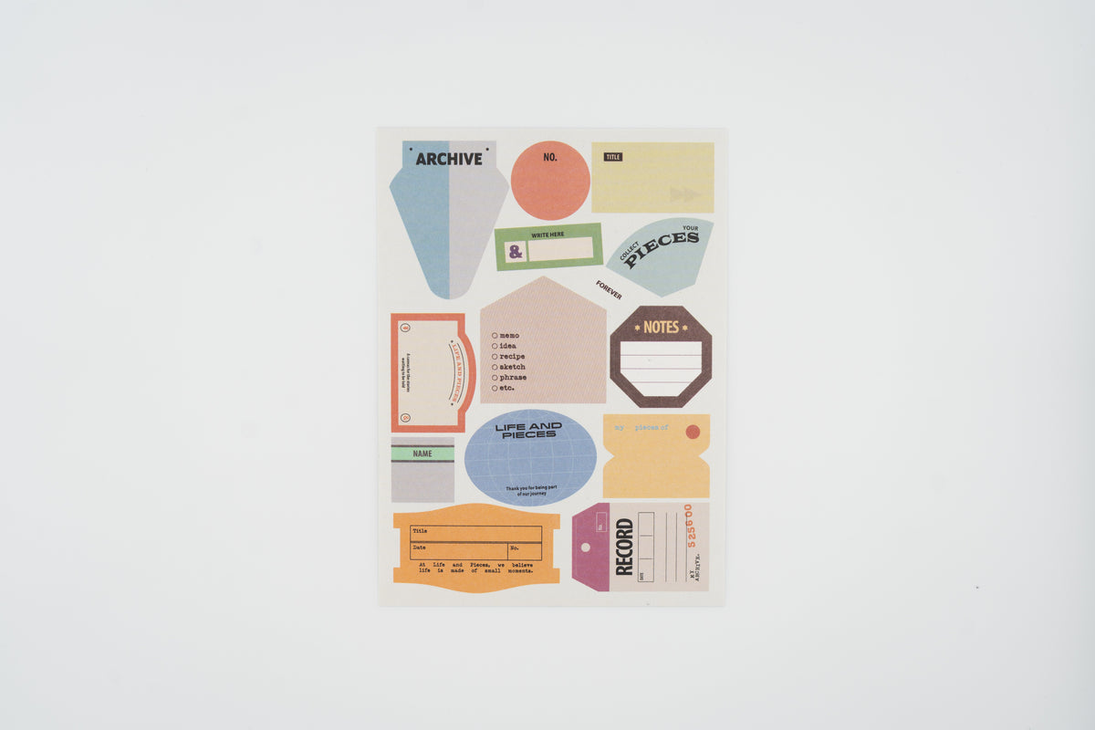 Life&Pieces Label Stickers Set