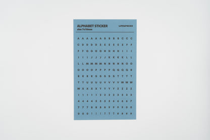 Life&Pieces Alphabet Stickers Set