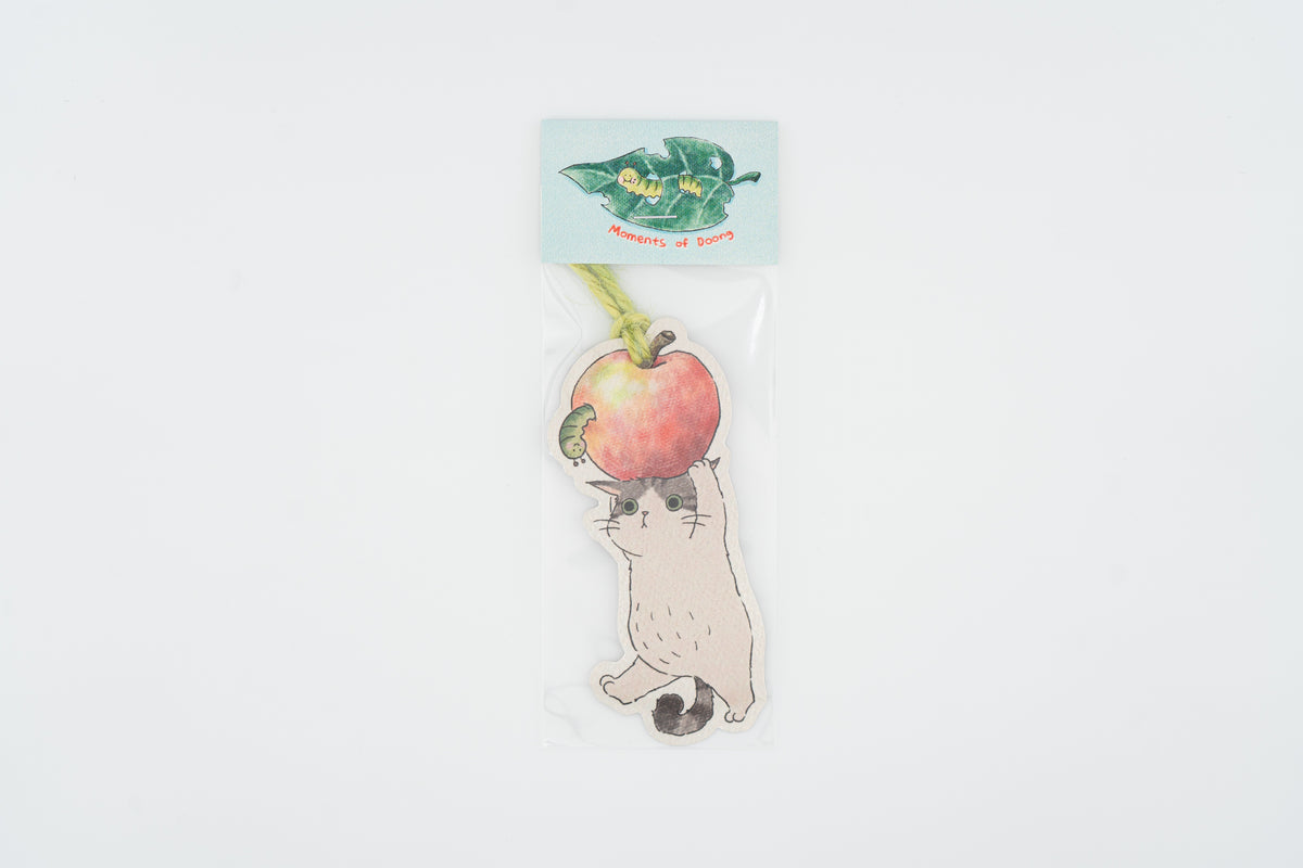 Secret Friend in an Apple Bookmark