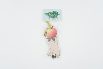 Secret Friend in an Apple Bookmark