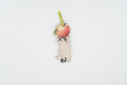 Secret Friend in an Apple Bookmark
