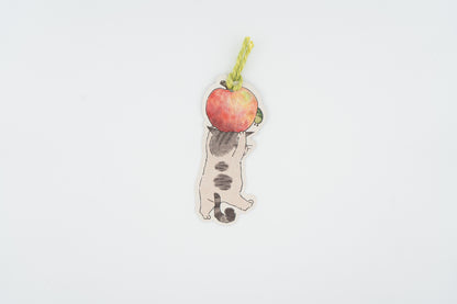 Secret Friend in an Apple Bookmark