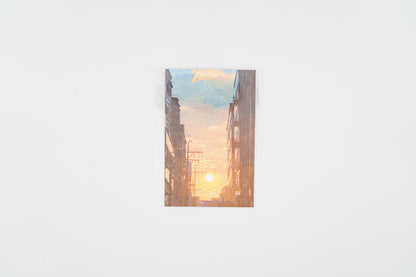 Yangchee Travel Scenery Card Sticker