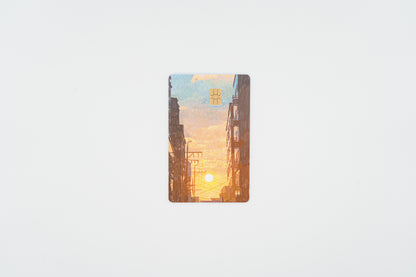Yangchee Travel Scenery Card Sticker