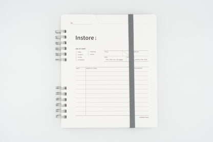 Instore Diary (Half-Year, Non-Dated)