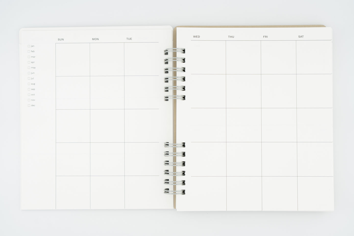 Instore Diary (Half-Year, Non-Dated)