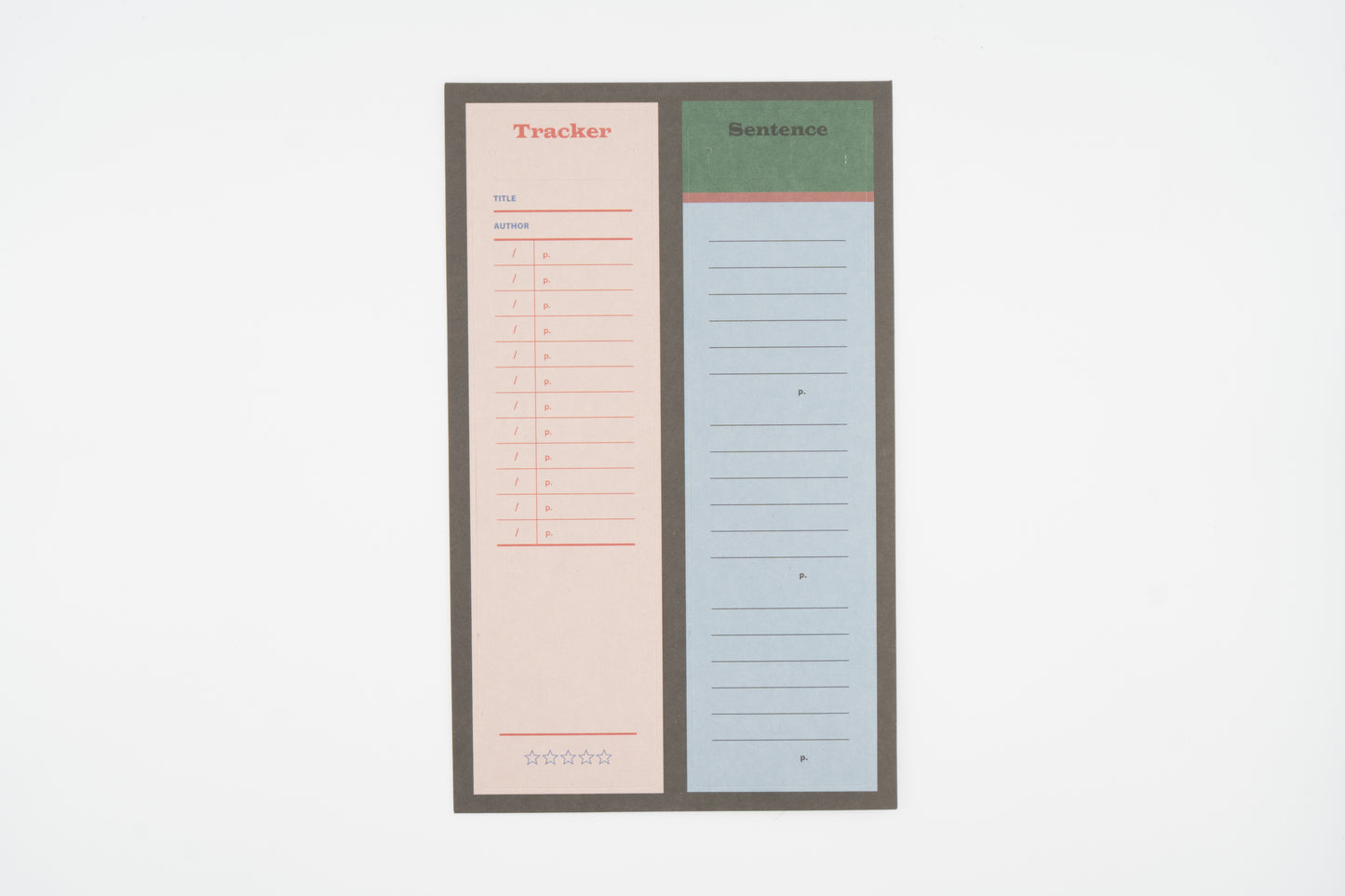 Life&Pieces Memo Bookmark