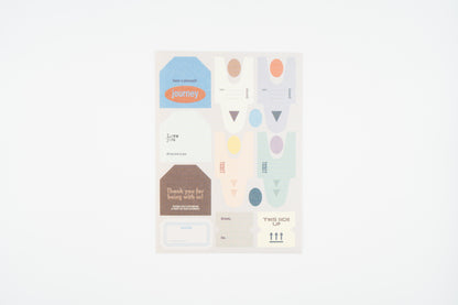 Life&Pieces Vintage Label Stickers Set