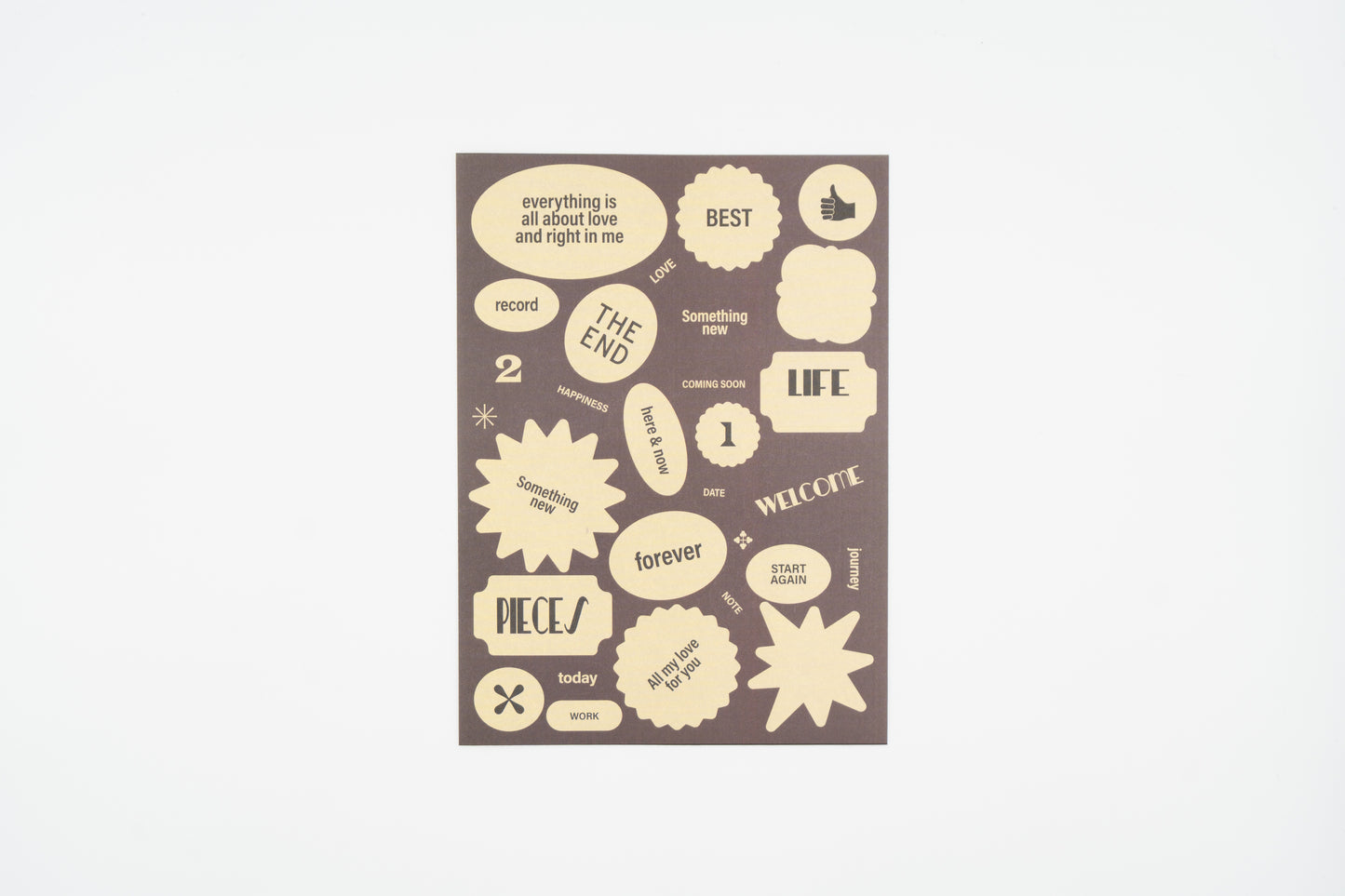 Life&Pieces Vintage Label Stickers Set