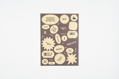 Life&Pieces Vintage Label Stickers Set