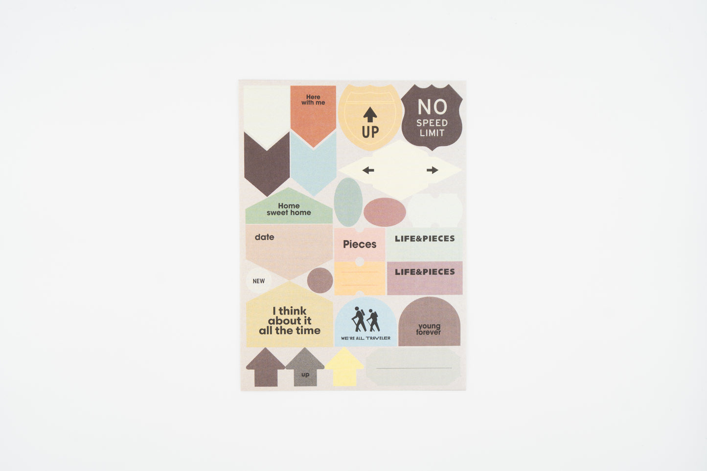 Life&Pieces Vintage Label Stickers Set