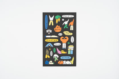 Little Things Drawing Seal Sticker Pack