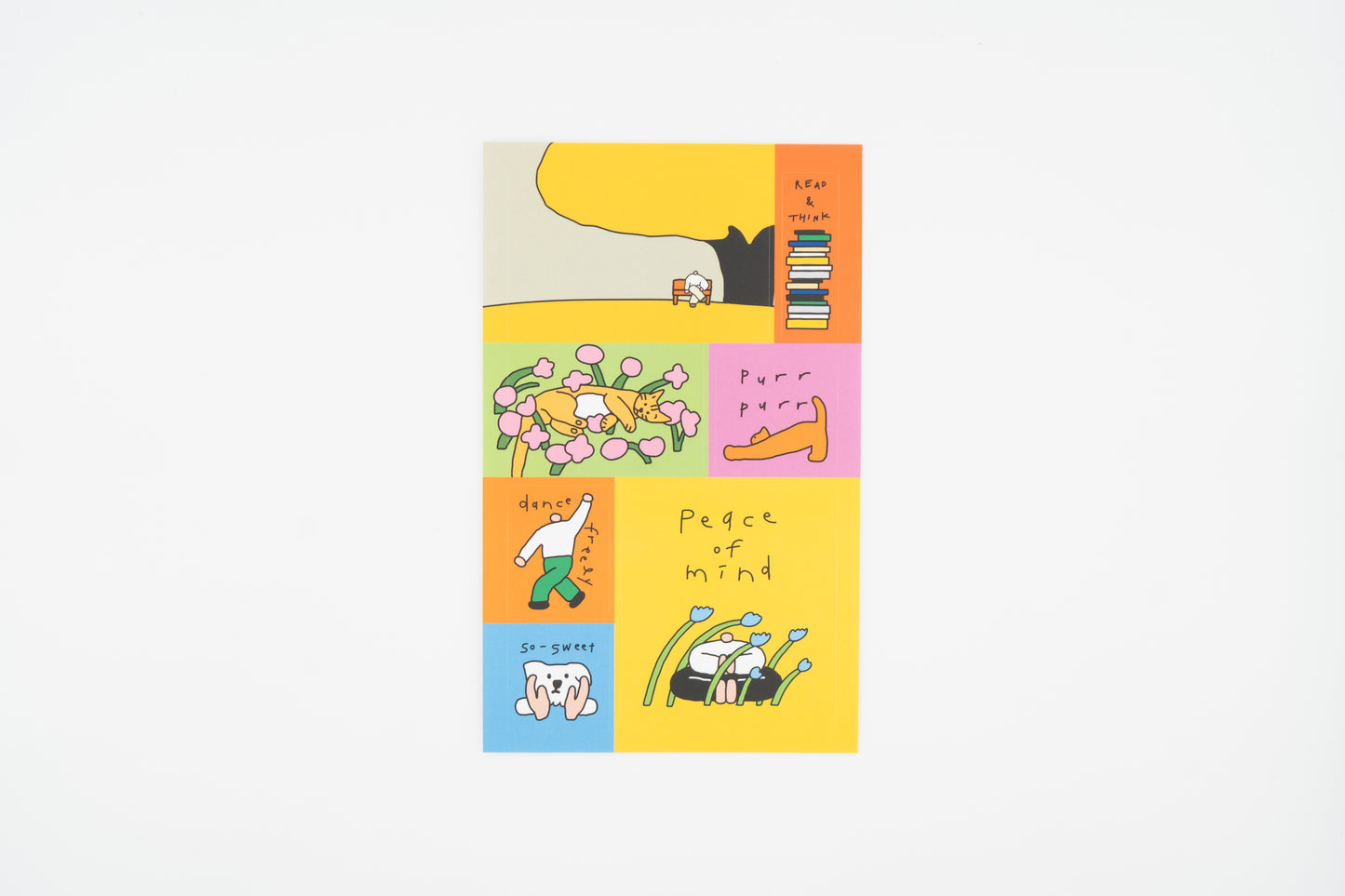 Little Things Drawing Square Sticker Pack