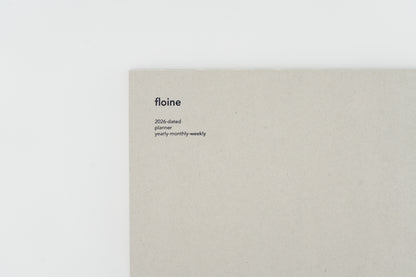 floine Letter 2026 Dated Planner