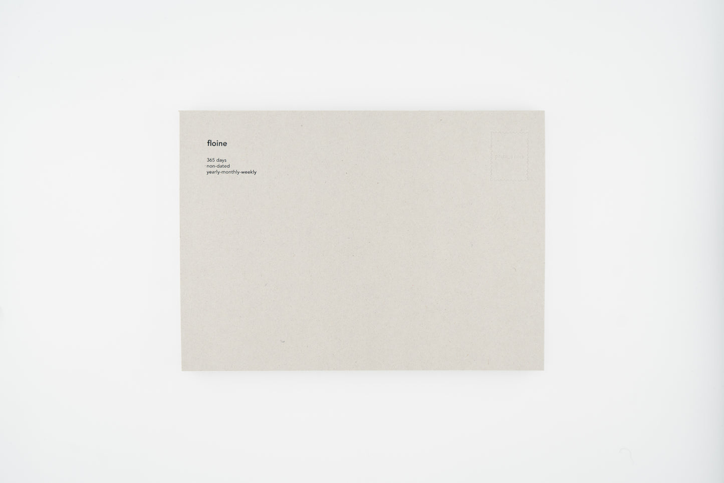 floine Letter Non-Dated Diary (1-Year)