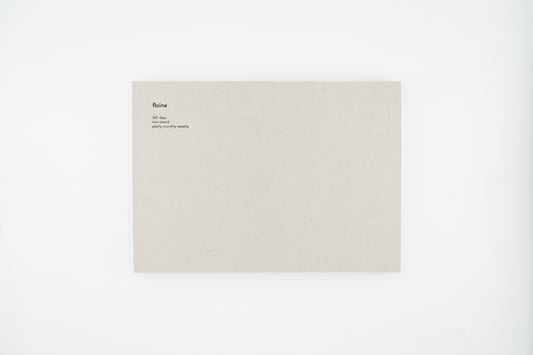 floine Letter Non-Dated Diary (1-Year)