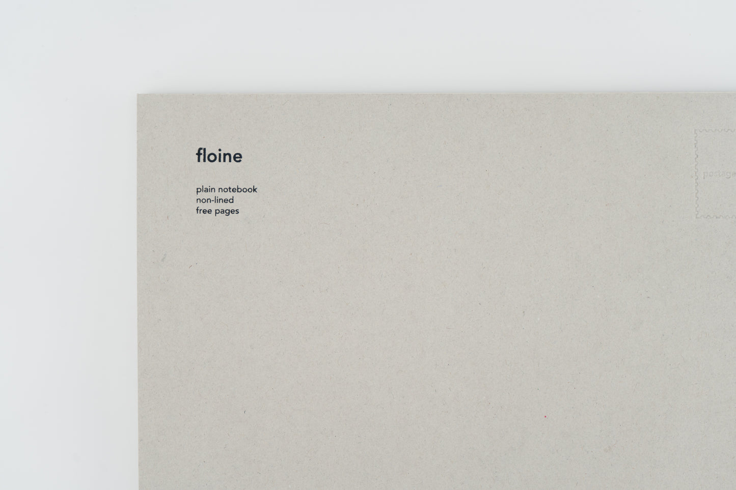 floine Original Letter Plain Notebook