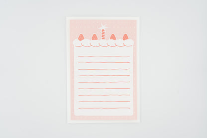 From The Heart Letter Press Message Card