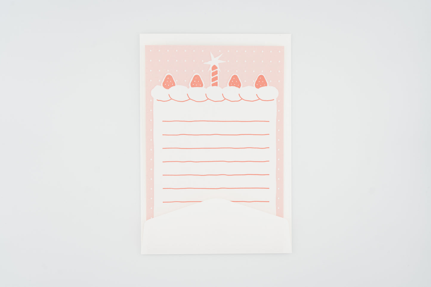 From The Heart Letter Press Message Card