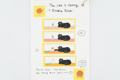 The Cat is Strong! Masking Tape