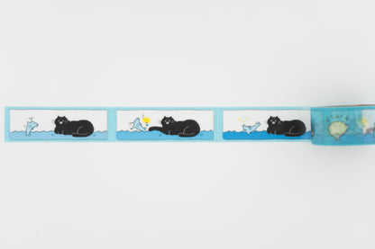 The Cat is Strong! Masking Tape