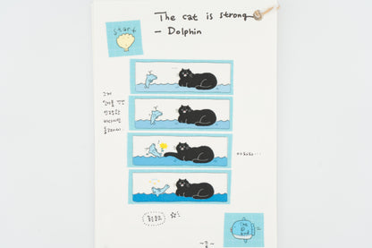 The Cat is Strong! Masking Tape