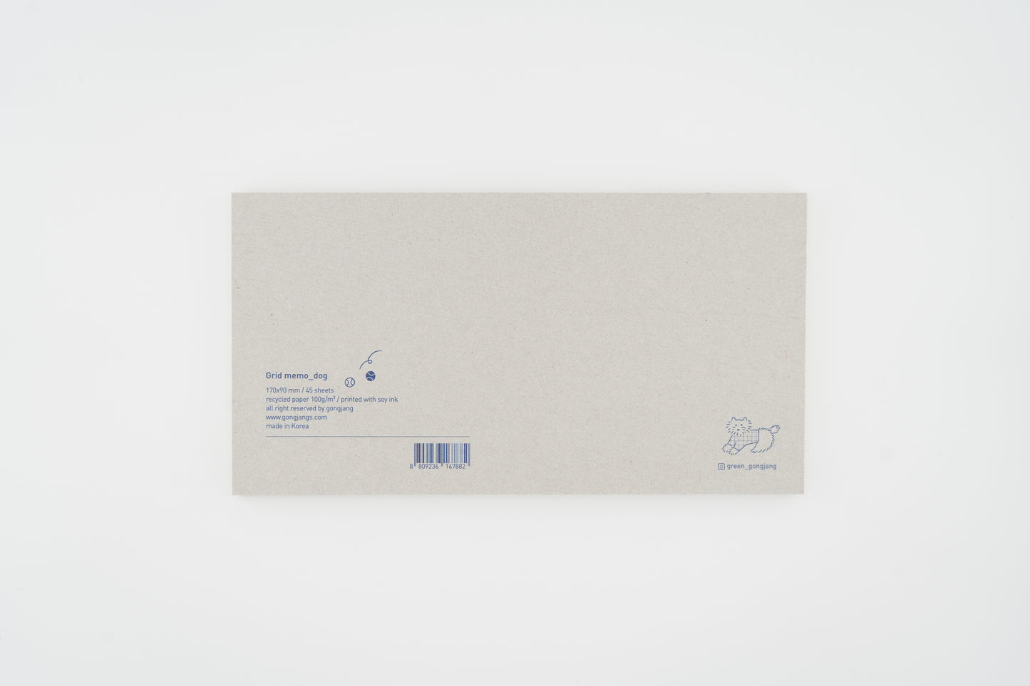 Grid Memo Pad-Cat & Dog