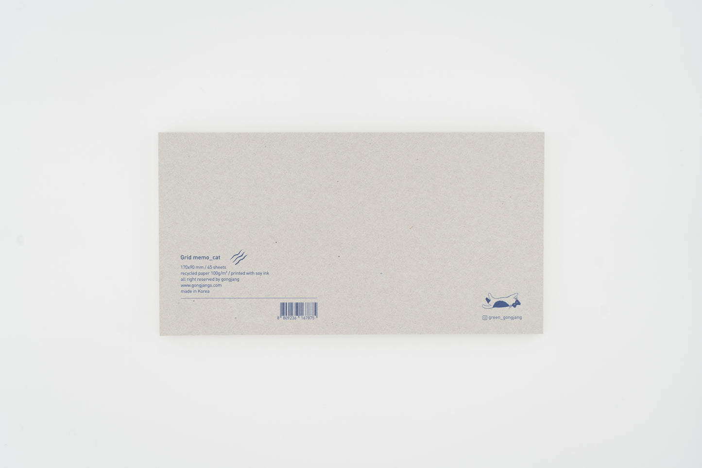 Grid Memo Pad-Cat & Dog