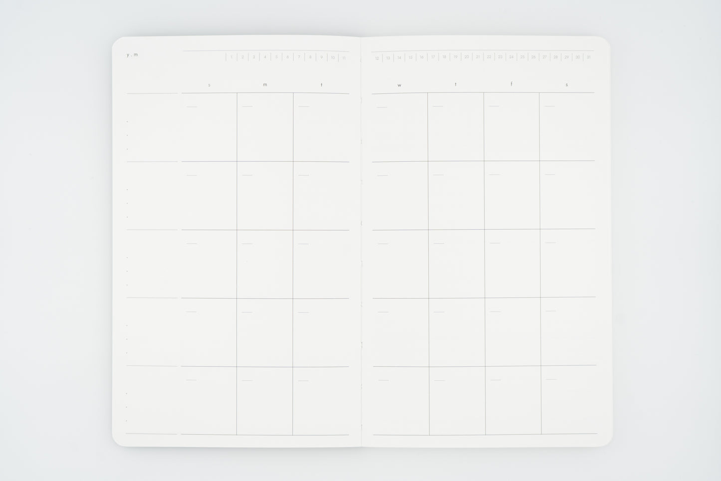 Documoment Weekly Planner (6 months)